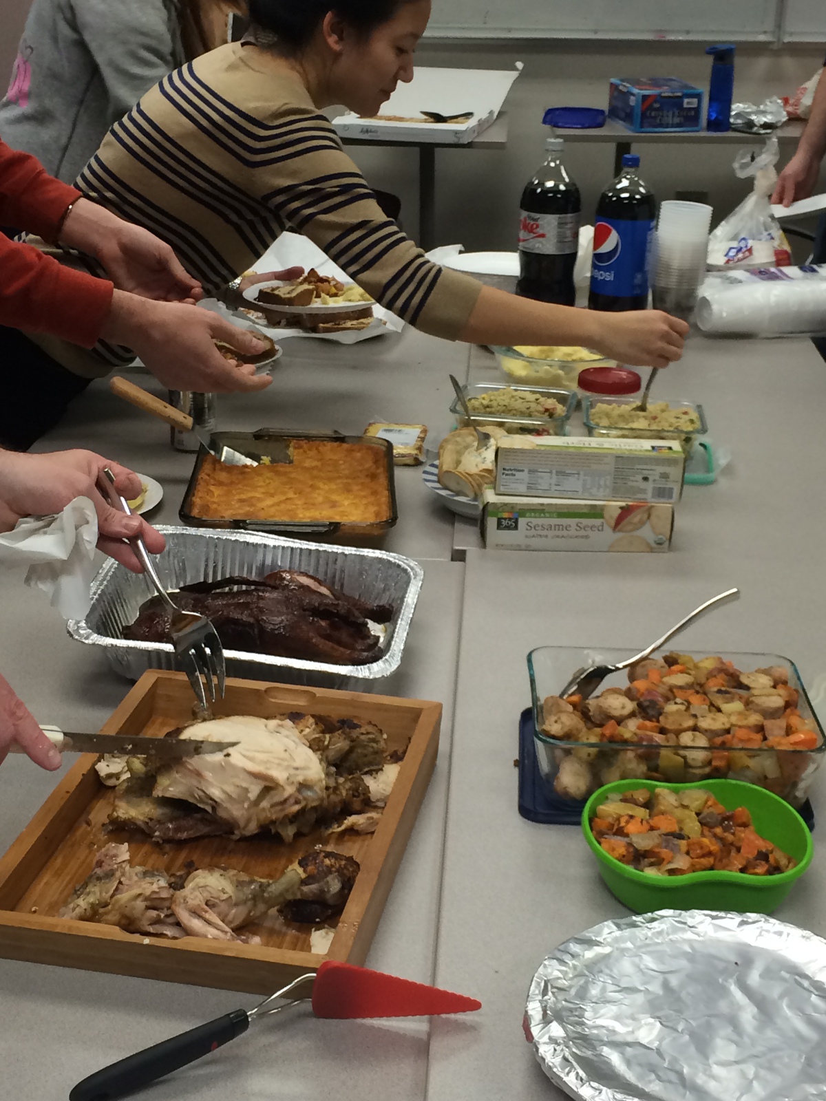 Andersen Lab | Thanksgiving lunch 2015